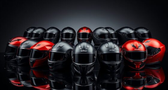 luxury motorcycle helmet selection