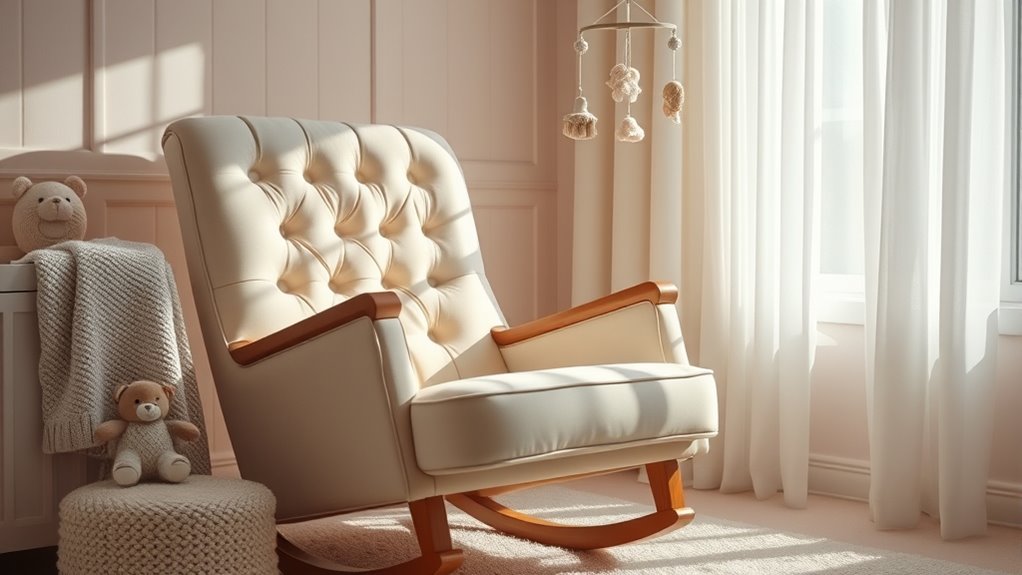luxury nursery rocking chairs