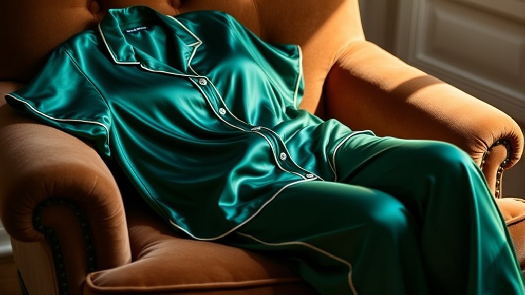 luxury silk pajama sets