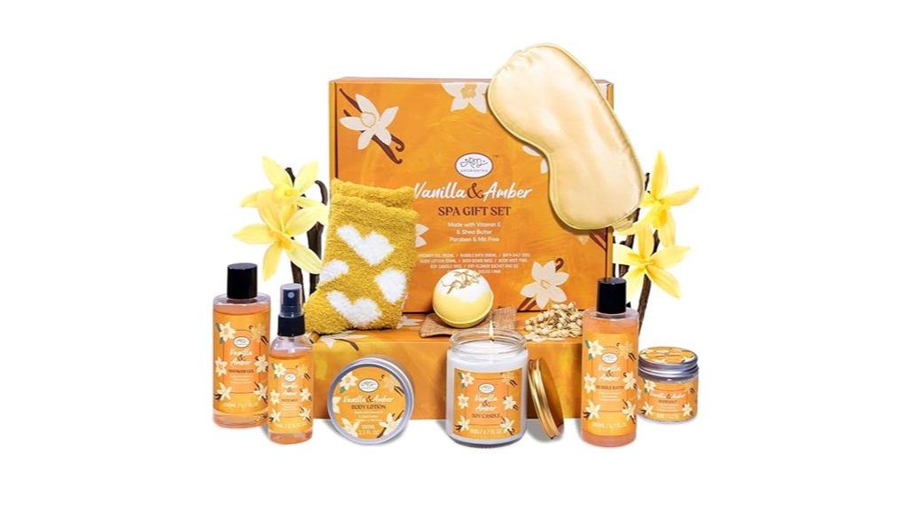 luxury spa bath set