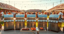 luxury tailgating grill options