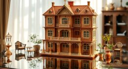 luxury wooden dollhouse collection