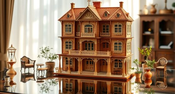 luxury wooden dollhouse collection