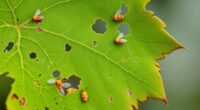 maple leafhopper damage