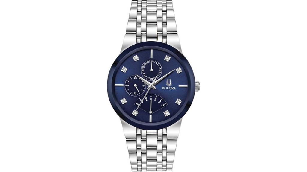 men s bulova diamond watch