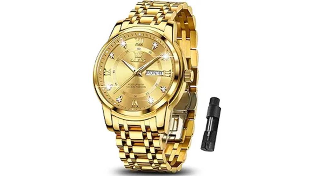 men s waterproof quartz watch