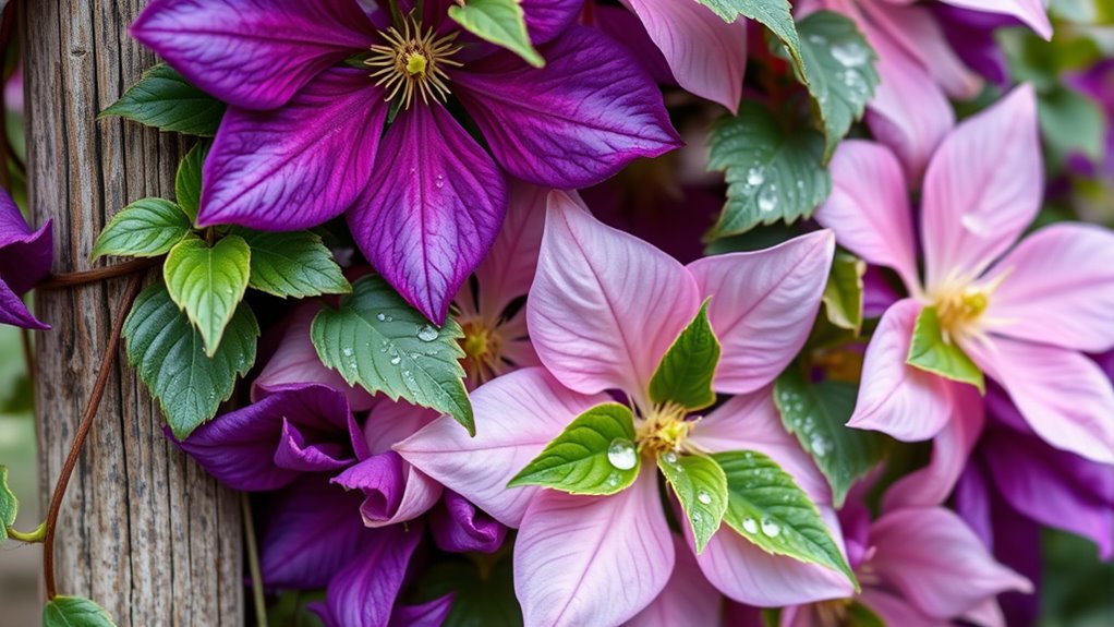 mildew prone clematis varieties