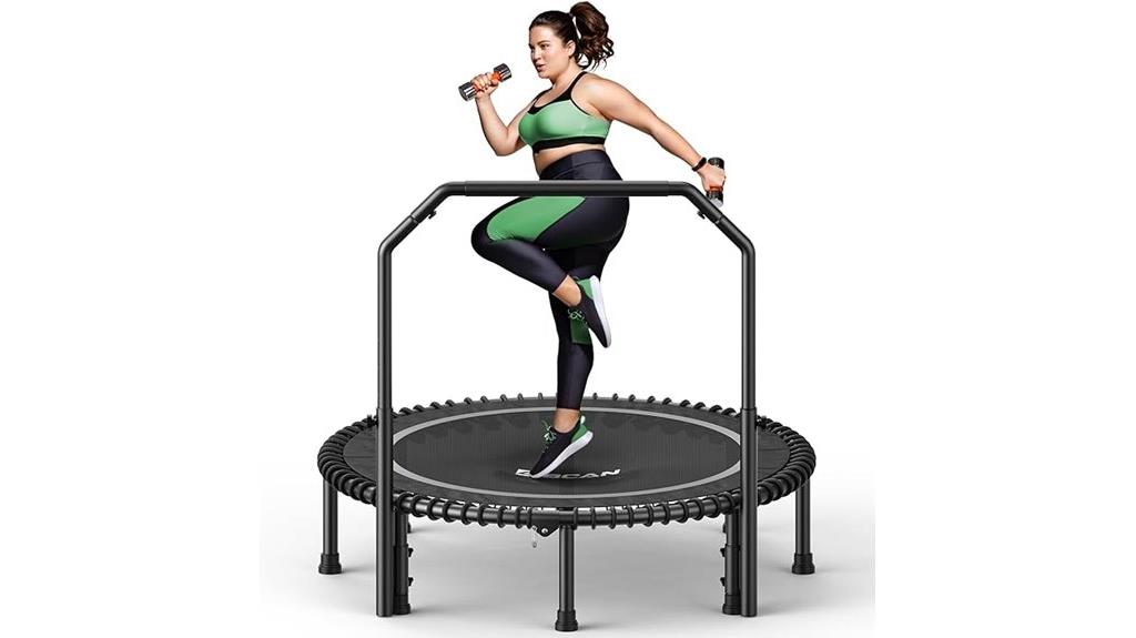 mini adult rebounder trampoline