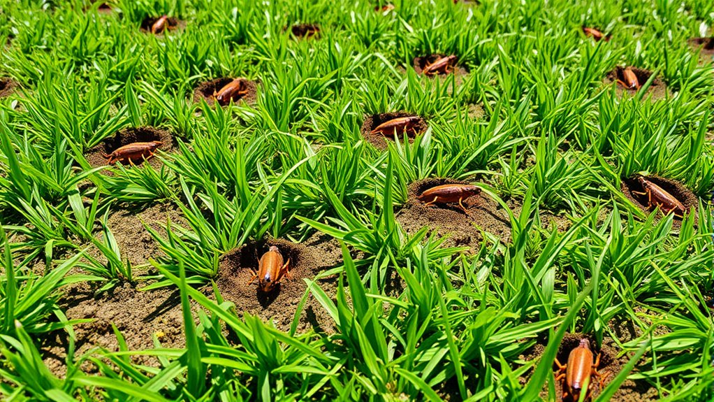 mole cricket activity timing