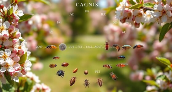 monthly pest development schedule
