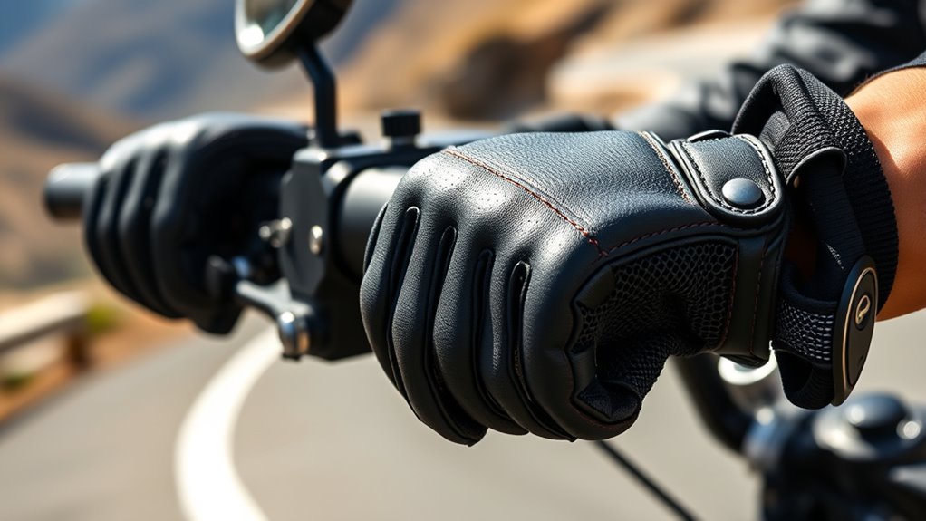 motorcycle gloves safety features