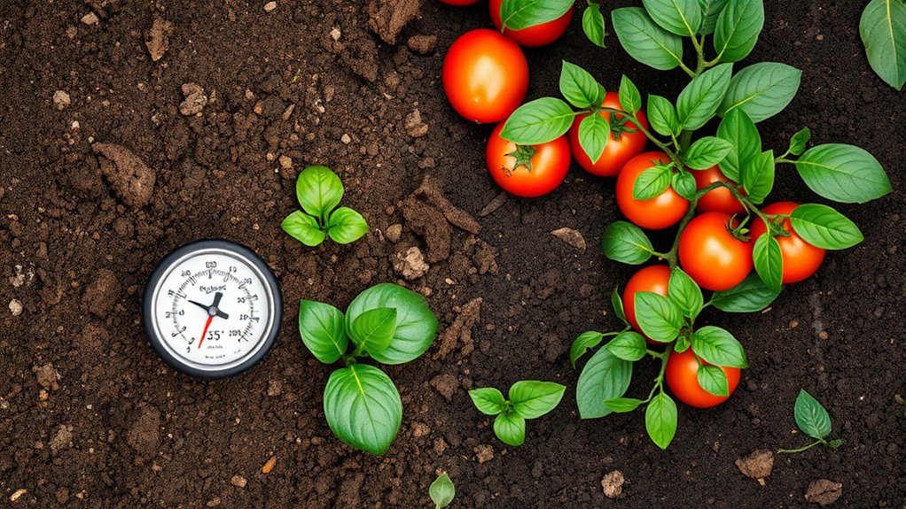 optimal planting soil temperatures