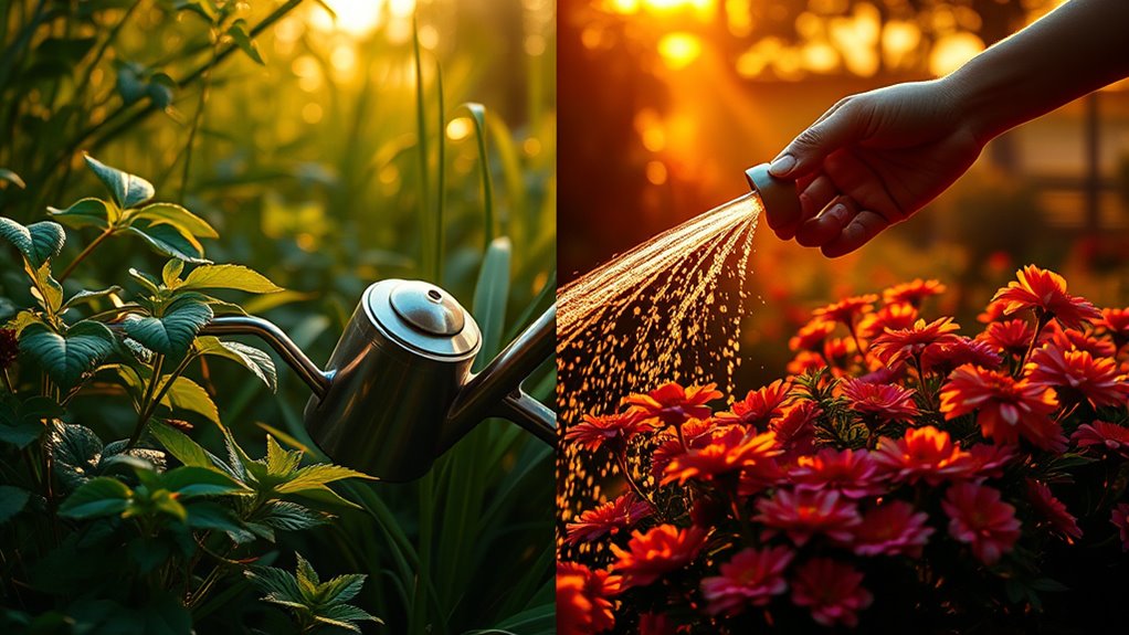 optimal watering time differences