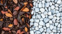 organic vs mineral mulches