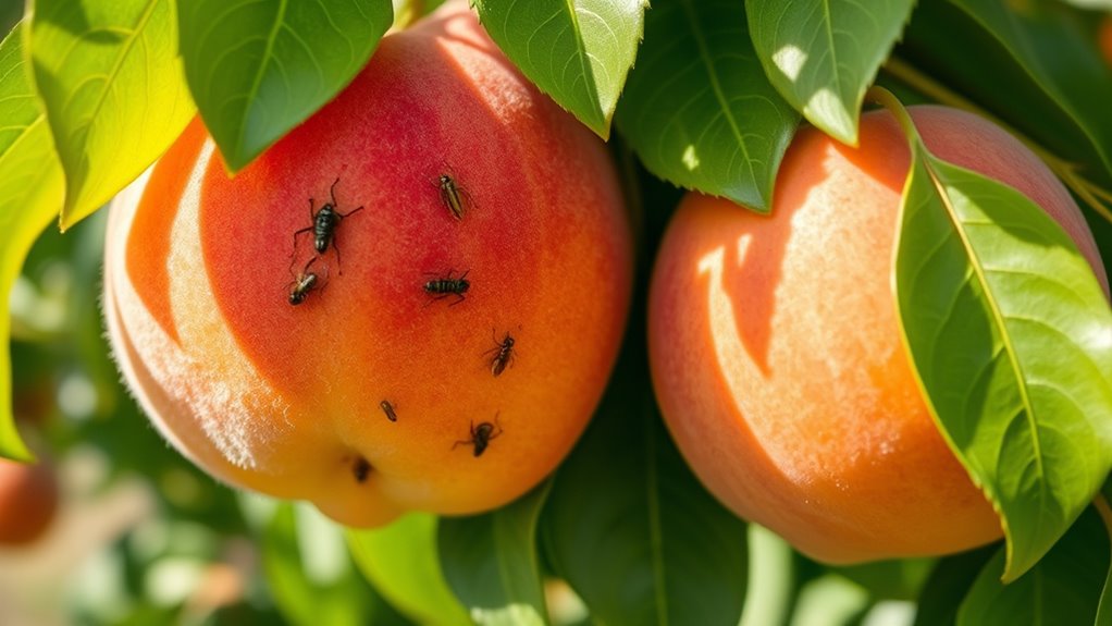 peach nectarine pest susceptibility