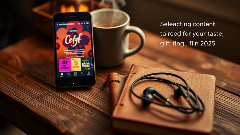 personalized audiobook gift selection