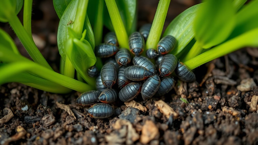 pillbugs and sowbugs eat seedlings