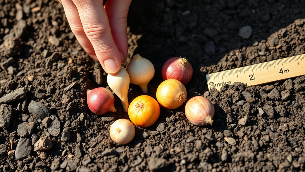 plant bulbs at proper depth