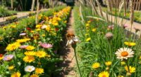 pollinator friendly garden strips