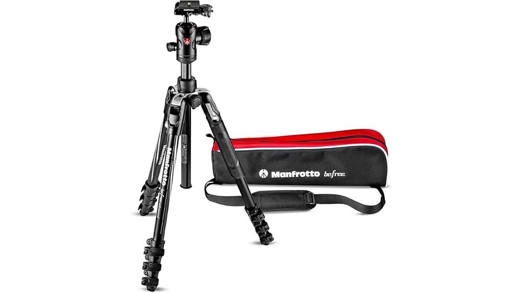 portable adjustable lever locked tripod