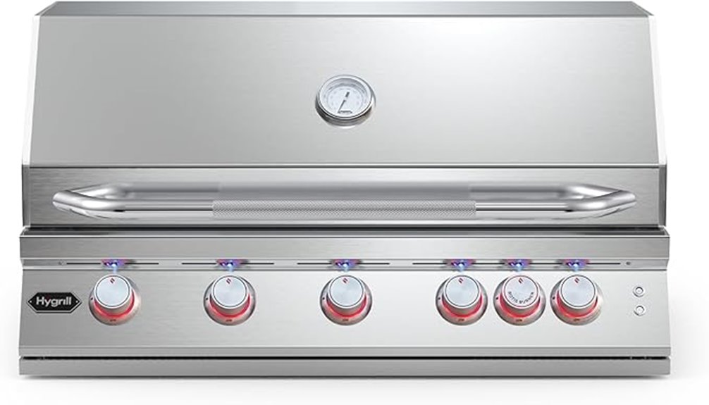 premium 40 inch built in grill