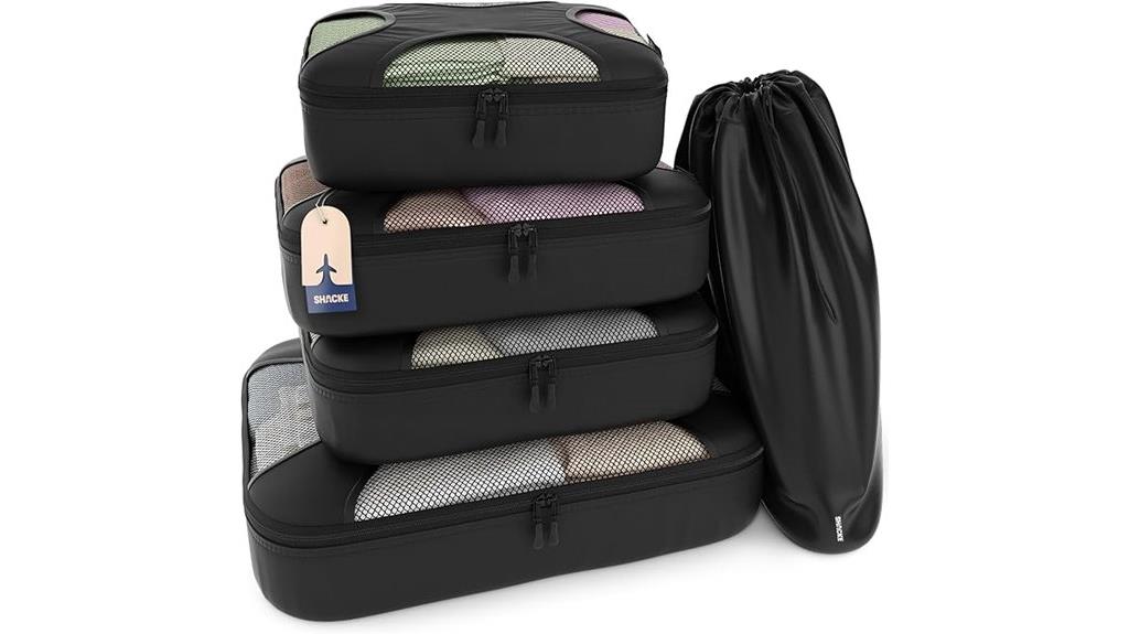 premium five piece travel organizer