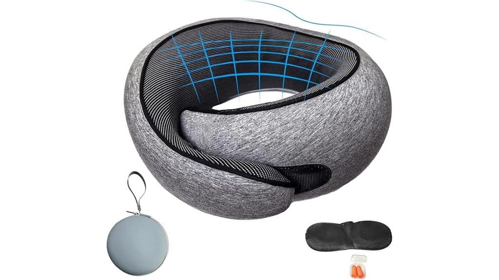 premium memory foam neck pillow