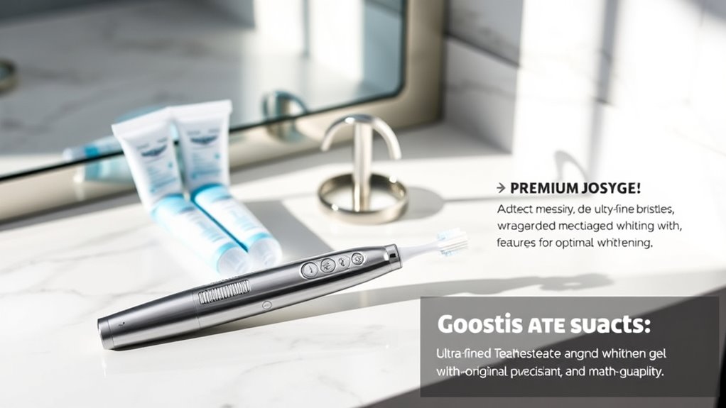 premium whitening toothbrush selection