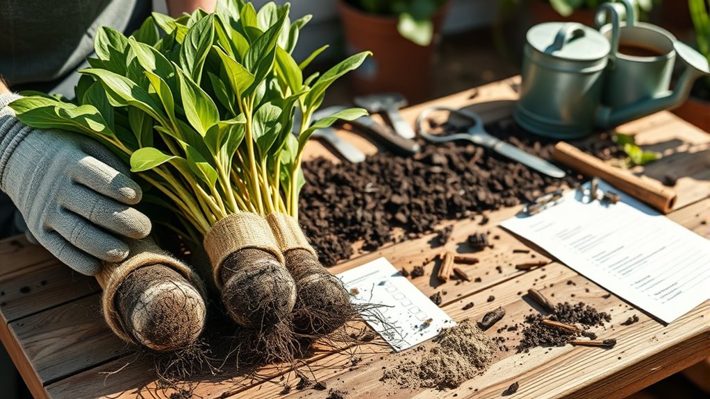 preparing and planting bare root trees