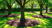 proper mulch placement guidelines