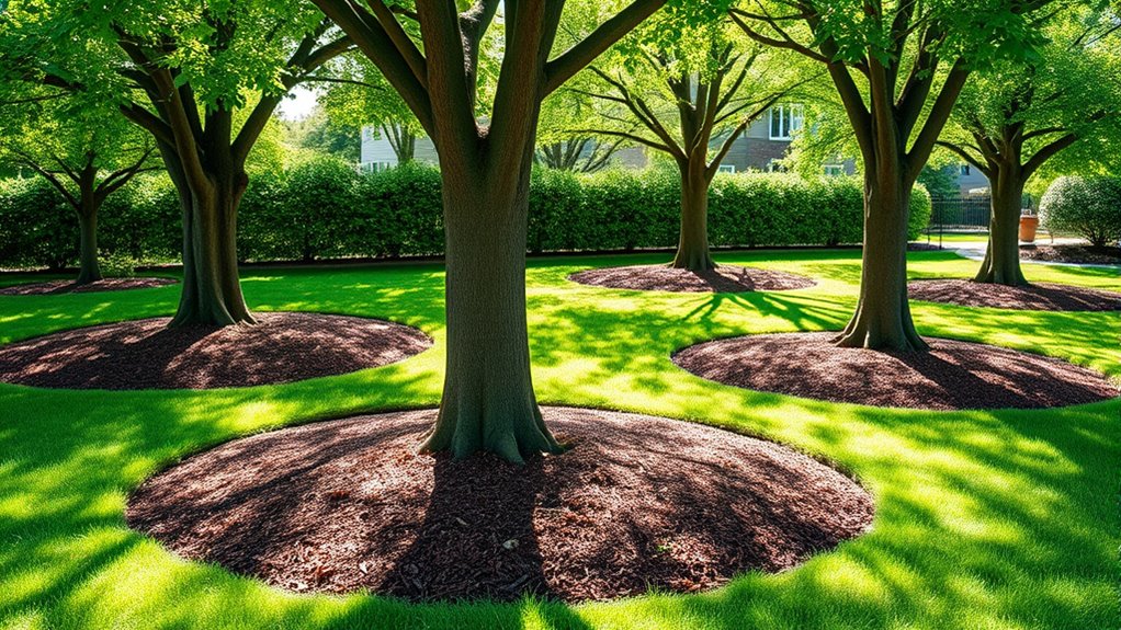 proper mulch placement guidelines