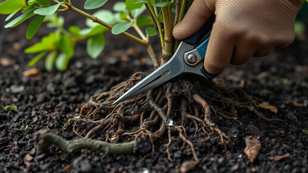 proper root pruning timing