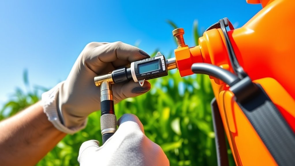 proper sprayer calibration safety