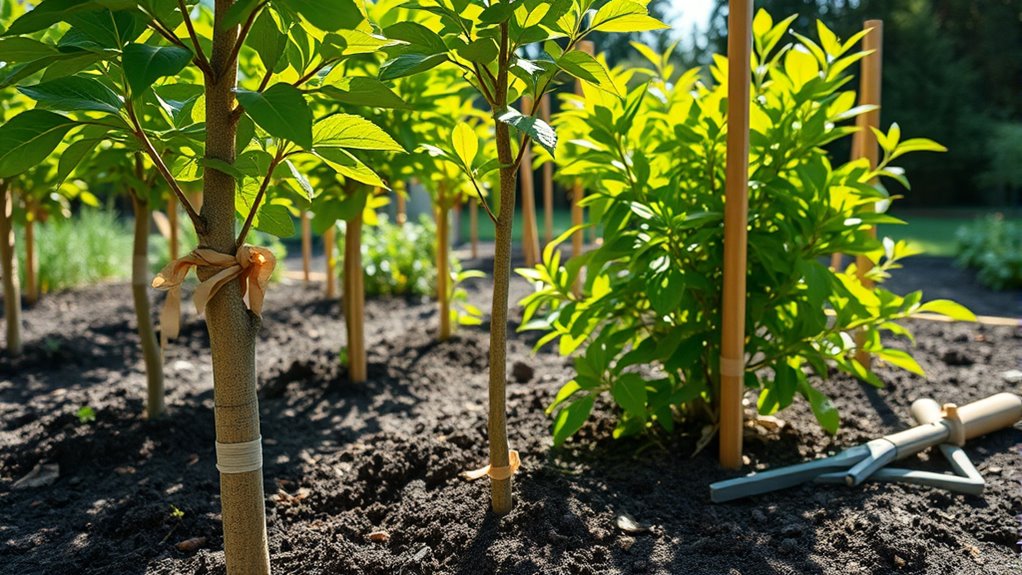proper staking techniques for plants