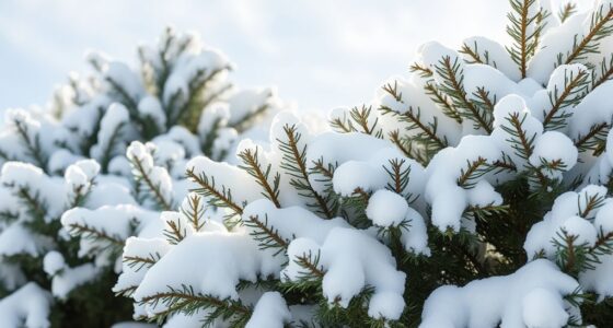 protect shrubs from snow