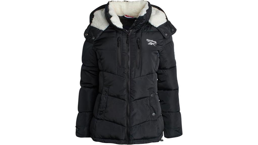 reebok women s quilted puffer