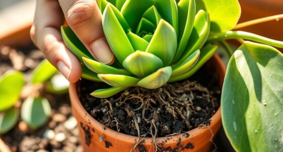 refresh soil to eliminate pests