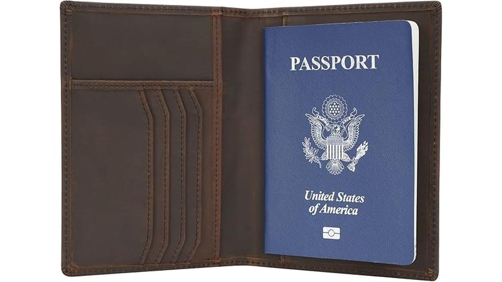 rfid leather passport holder