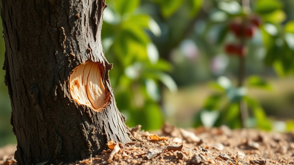 rodent damage to fruit trees