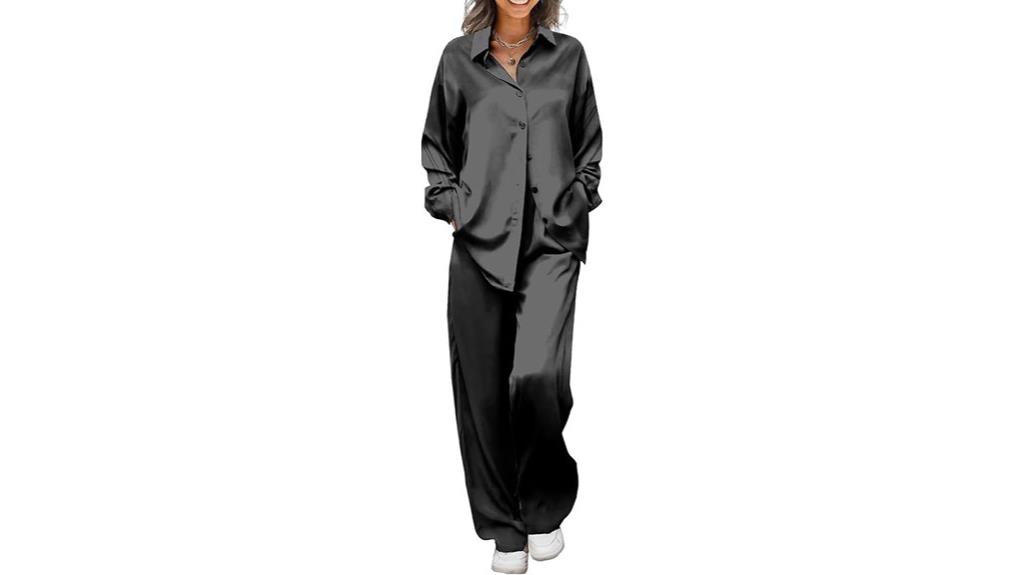 satin women s pajama set