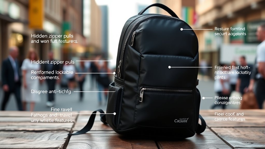 secure travel backpack recommendations
