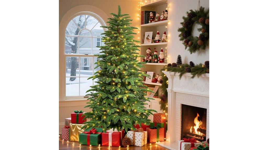 seven foot prelit tree