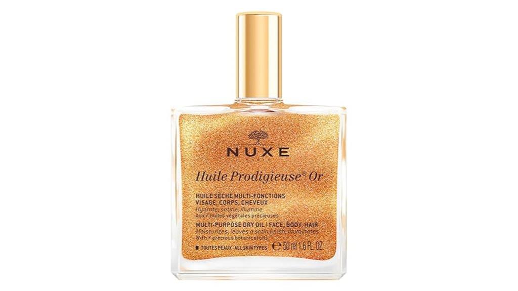 shimmering multi use dry oil