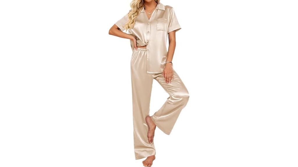 silk satin women s pajamas