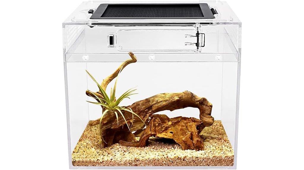small cube reptile enclosure