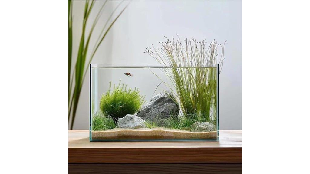 small glass fish tank