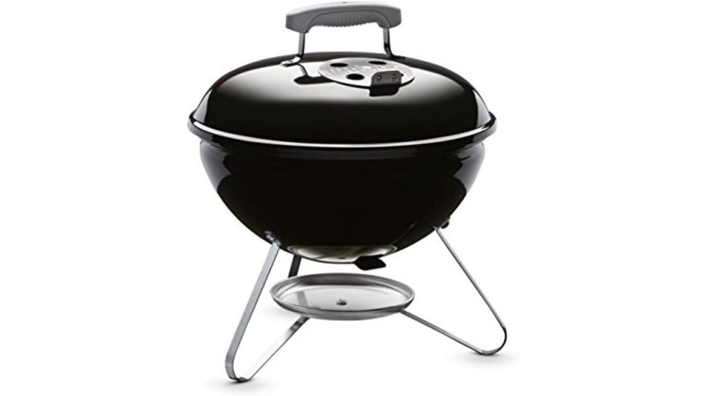 small portable black grill