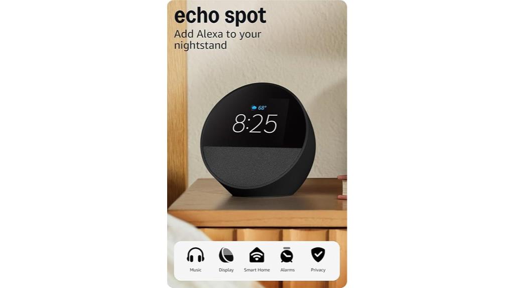 smart echo spot alarm