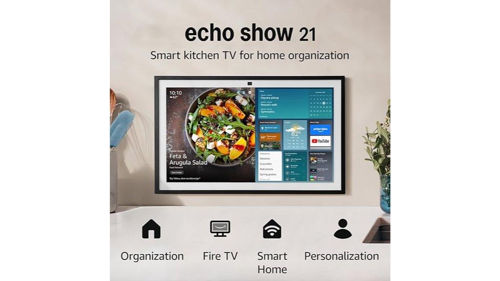 smart kitchen display with alexa