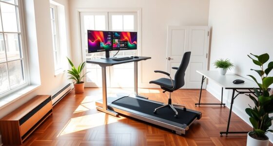smart treadmill desk setups